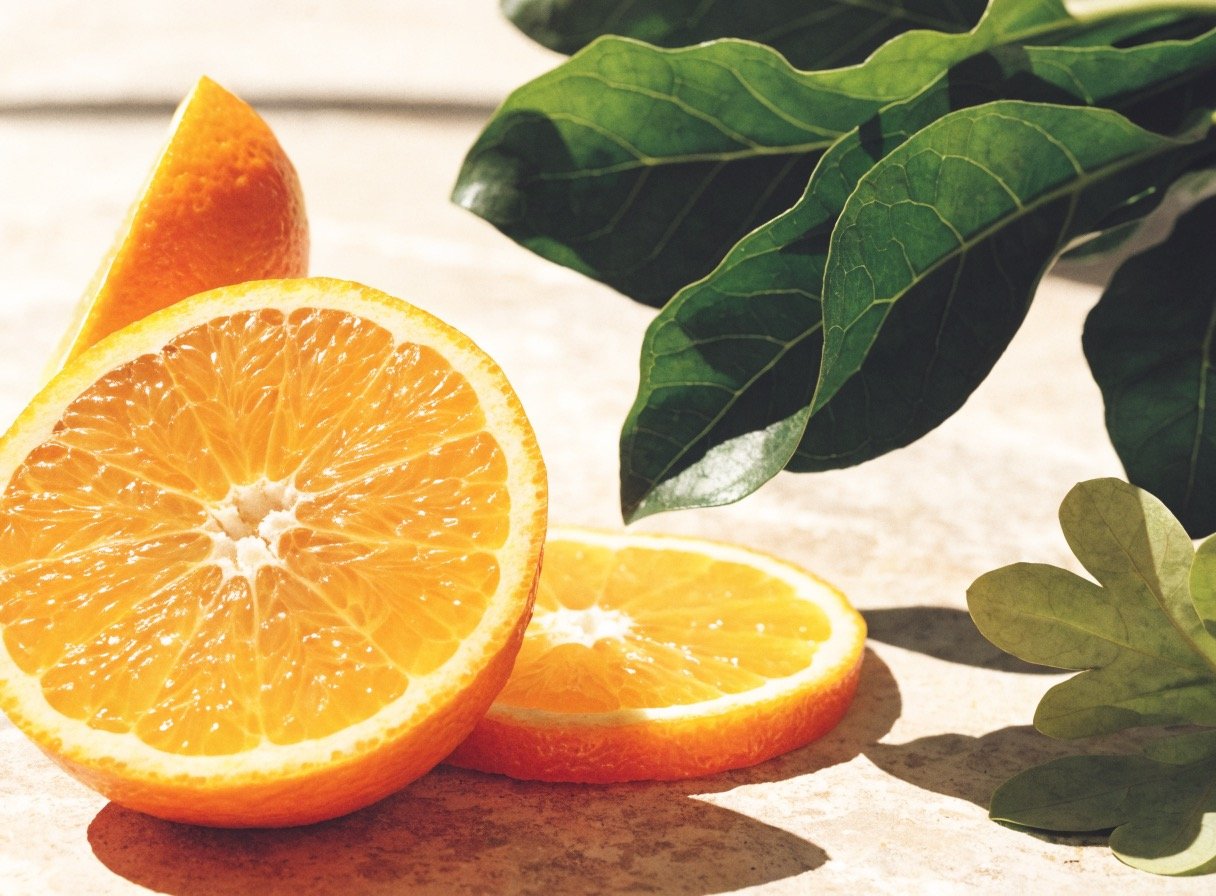 Citrus and leafy greens - foods where vitamin C is found