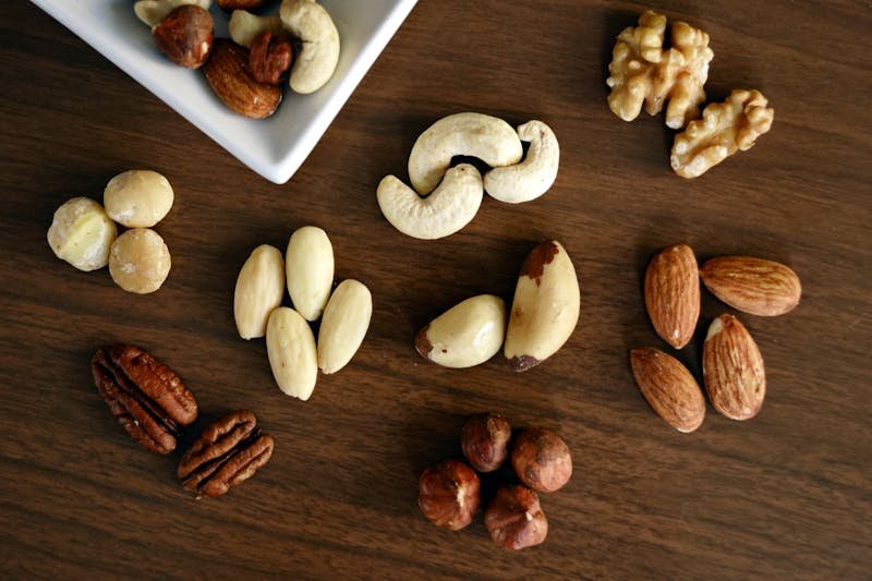 Mixed nuts and seeds - foods where zinc and copper are found